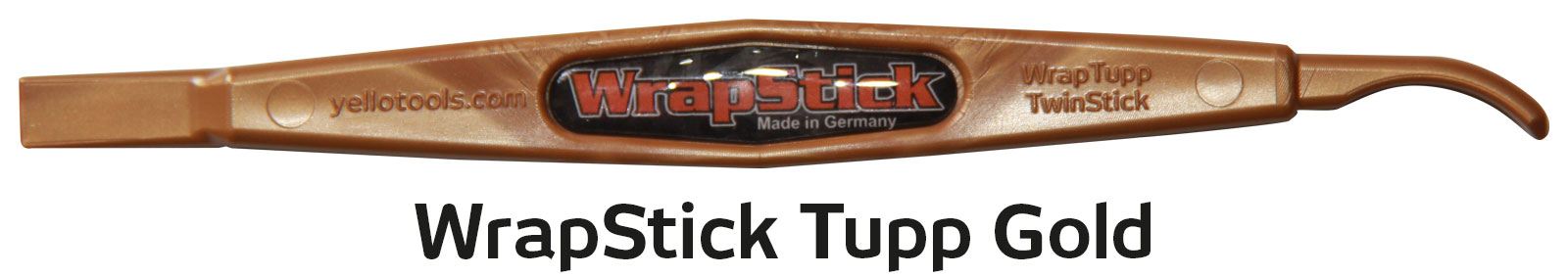 Yellotools WrapStick Tupp Gold | Rakelstift für Fahrzeugverklebungen