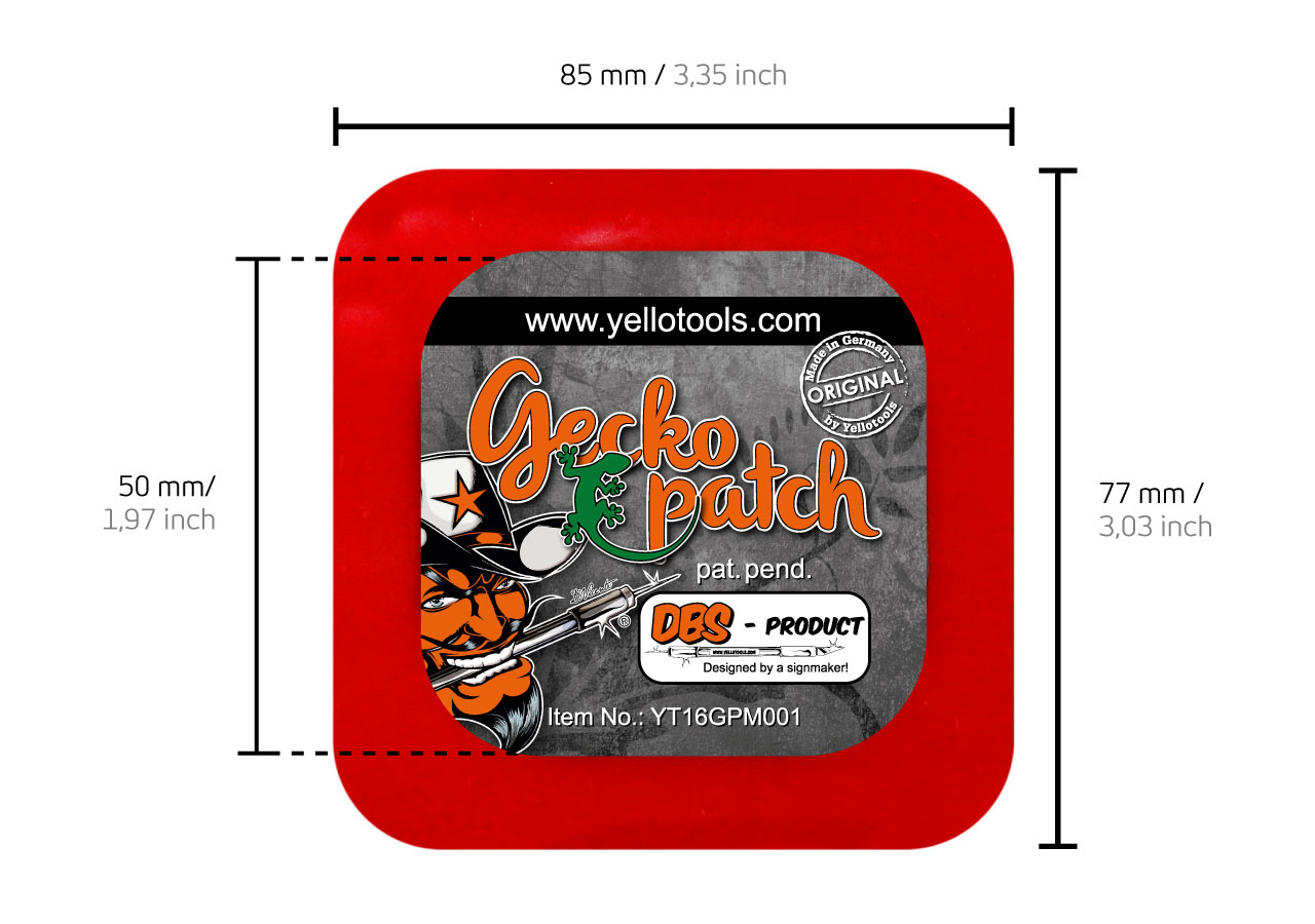 Yellotools GeckoPatch "S" | Schnäppchen | selbsthaftendes Magnetpad