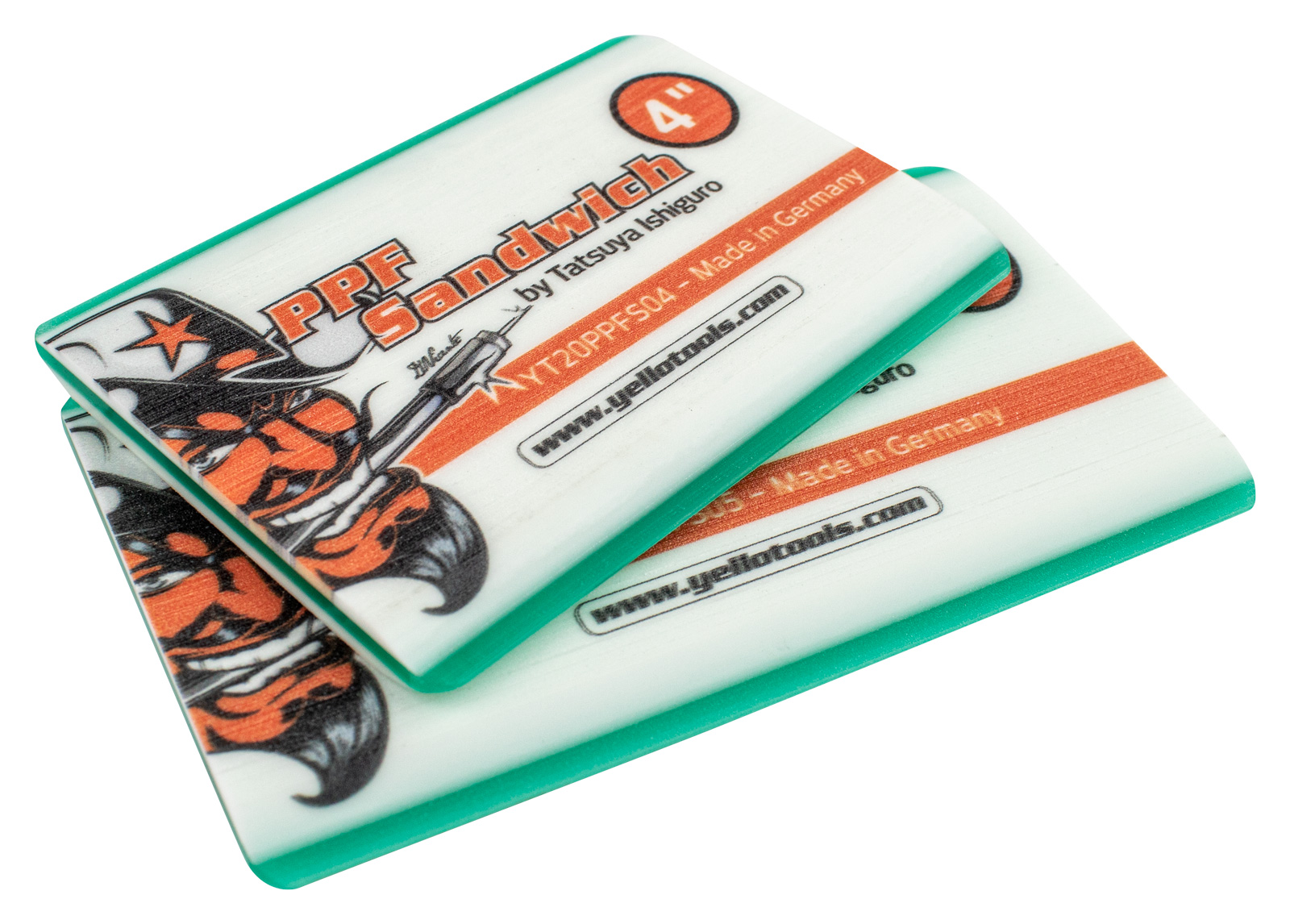 Yellotools PPF Sandwich | Paint Protection Film Squeegees 4" and 5" size