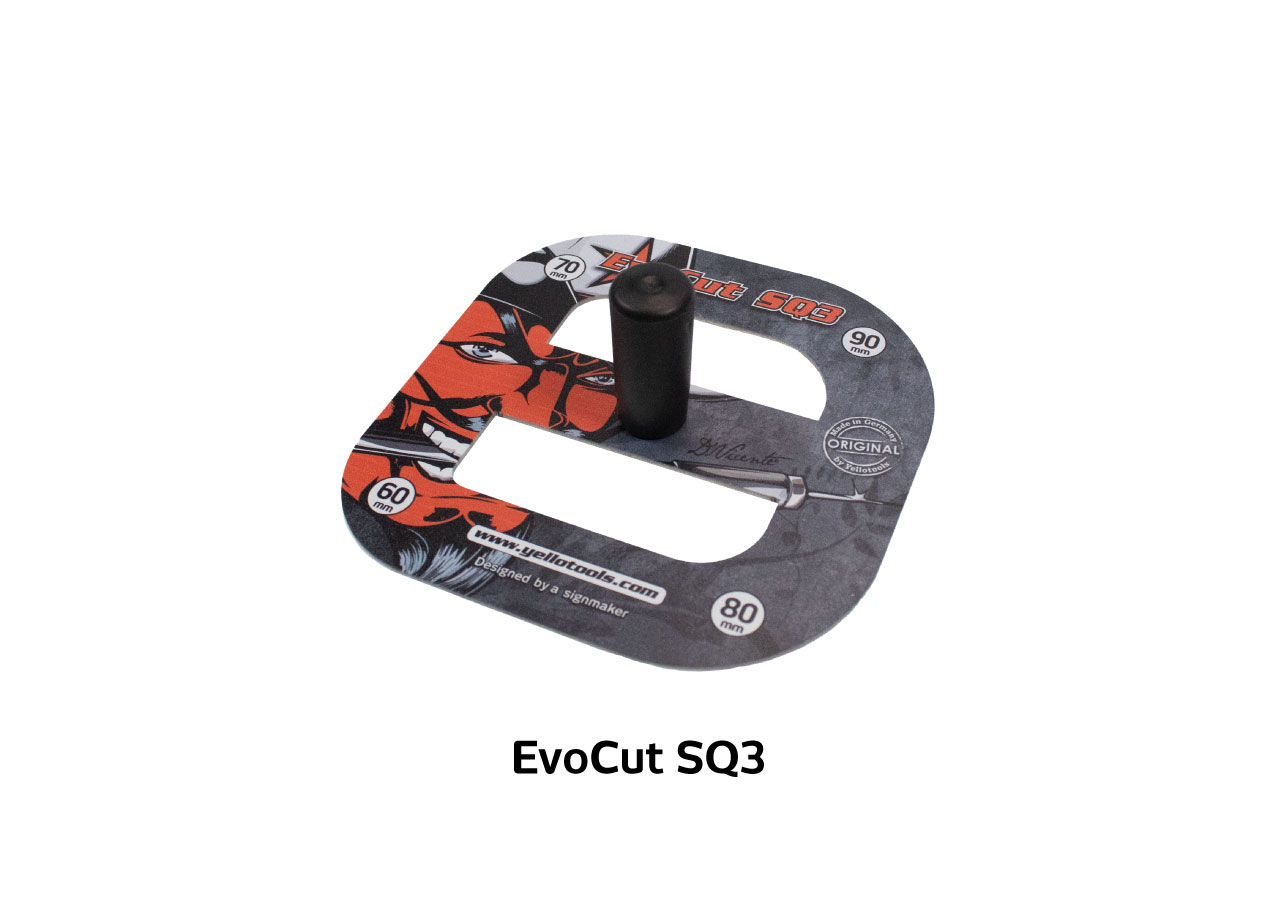 Yellotools EvoCut SQ 3 Konturenschablone
