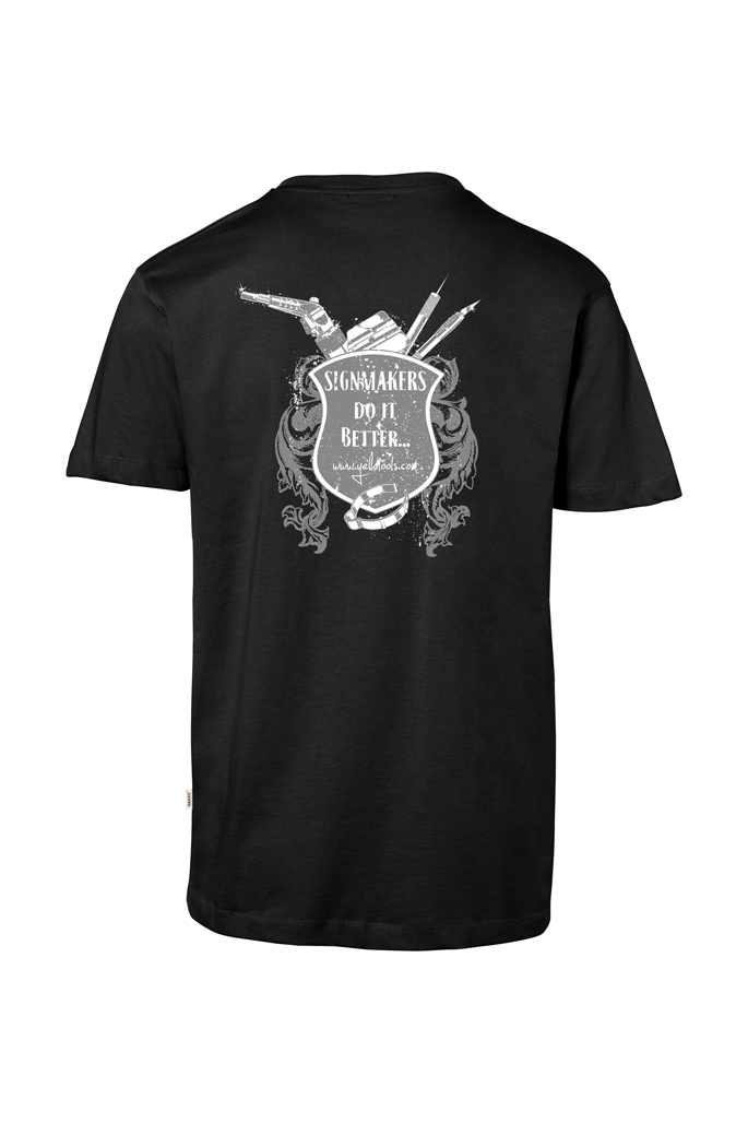 Yellotools Herren T-Shirt mit Motiv Retro hinten