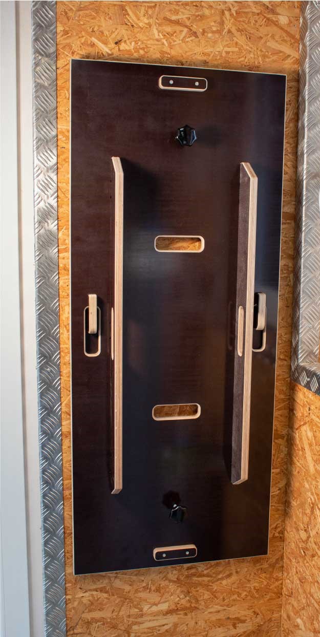 Yellotools WrapStep Walk Wall Mount | Connection Plate Wall Mount Example 1