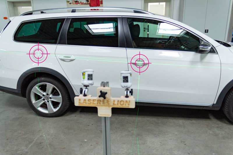 Yellotools LaserLion Set Green | Referenzpunkte markieren