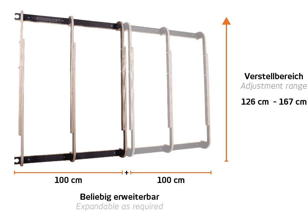 Yellotools YelloSheetSlider | verstellbares Plattenlager | Anwendungsbild 2
