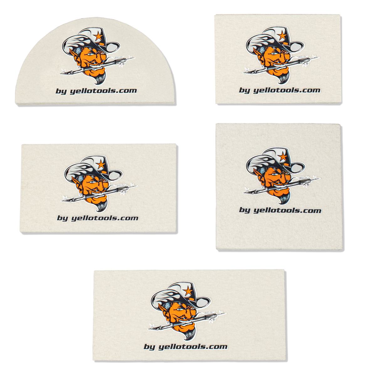 Filzrakel Square für unebene oder leicht strukturierte Oberflächen