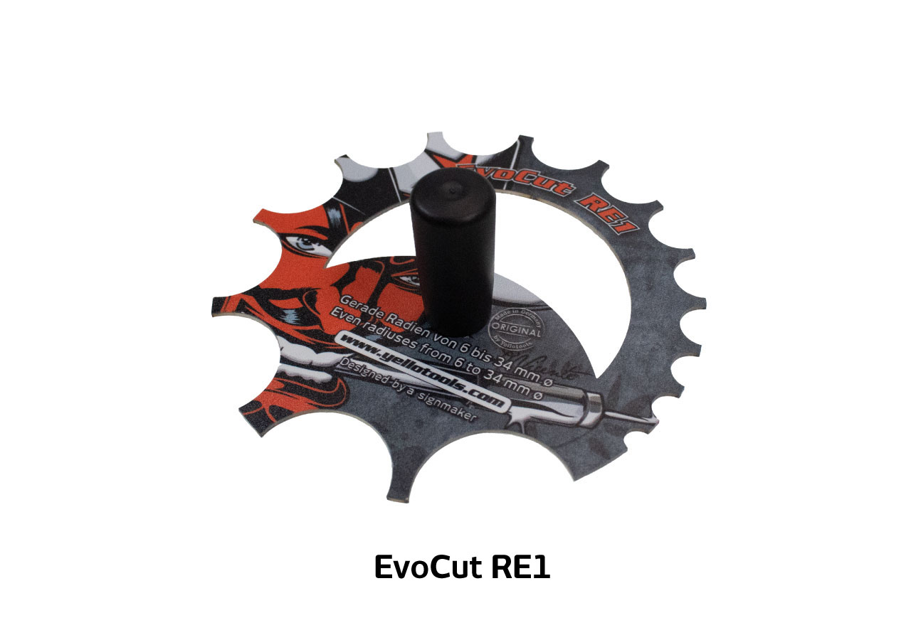 Yellotools EvoCut RE1 Radienschablone