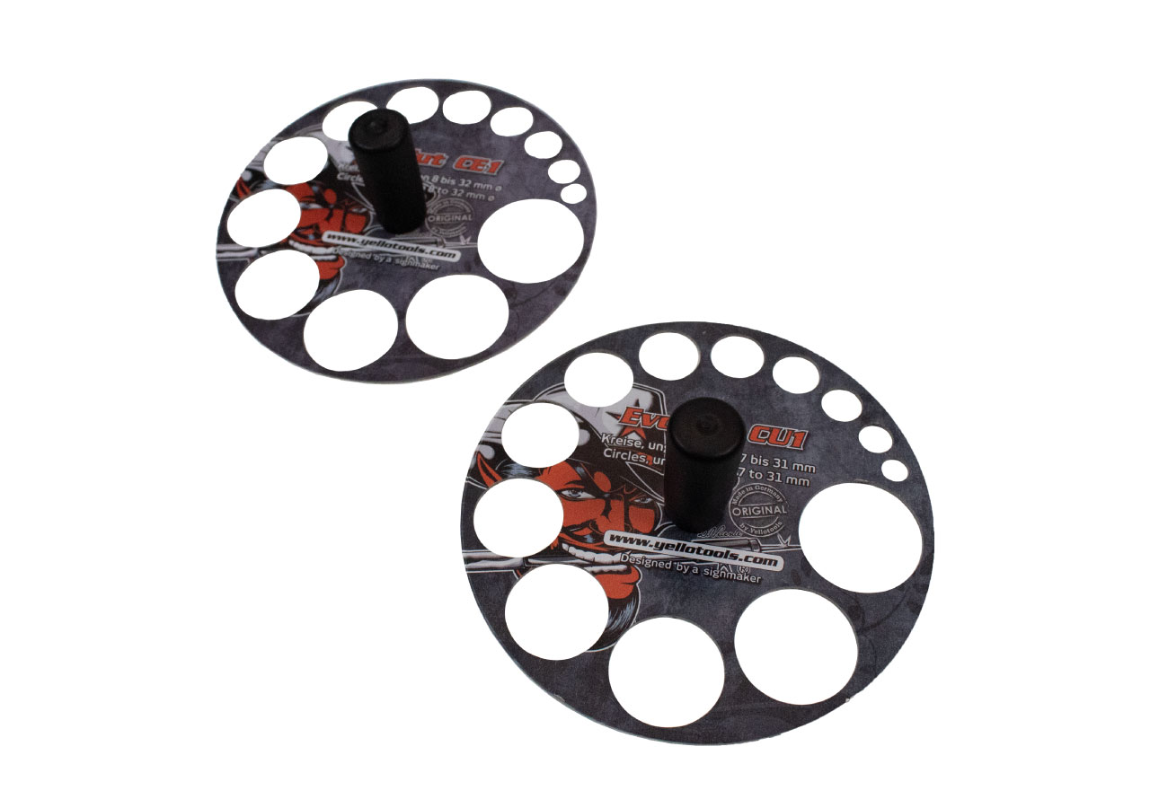 EvYellotools EvoCut CE and CU contour templates for vehicle wrapping