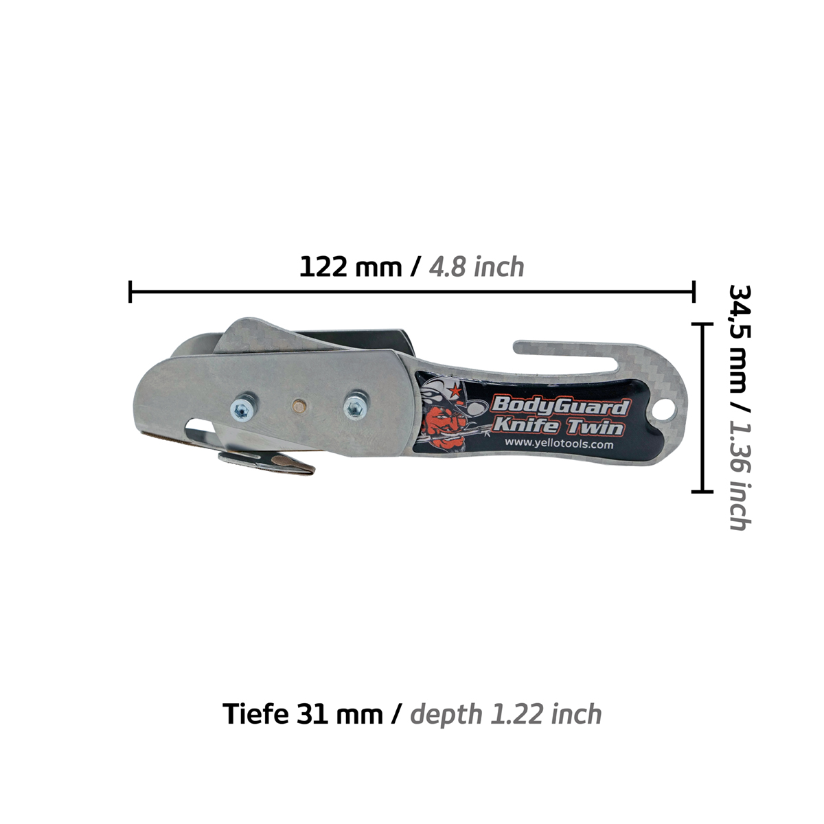 BodyGuardKnife twin dimension