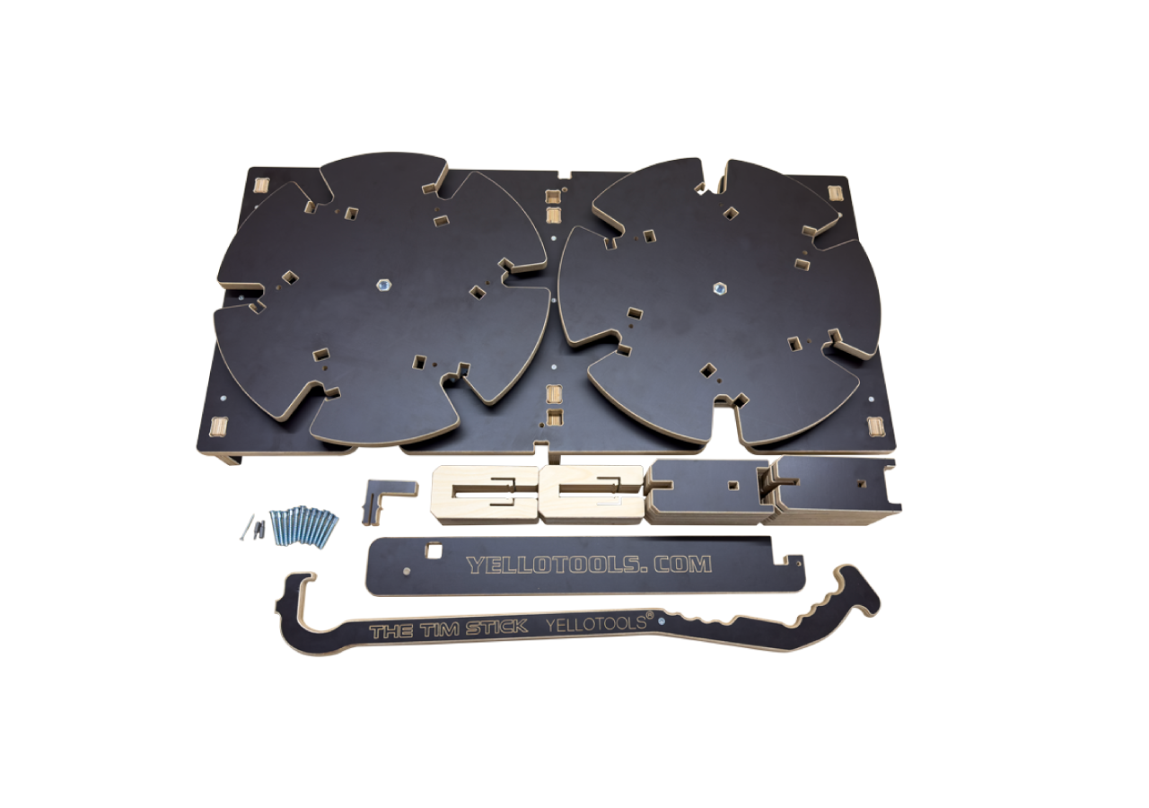 Twister Slot Reel | double rotating foil roll holder | Yellotools