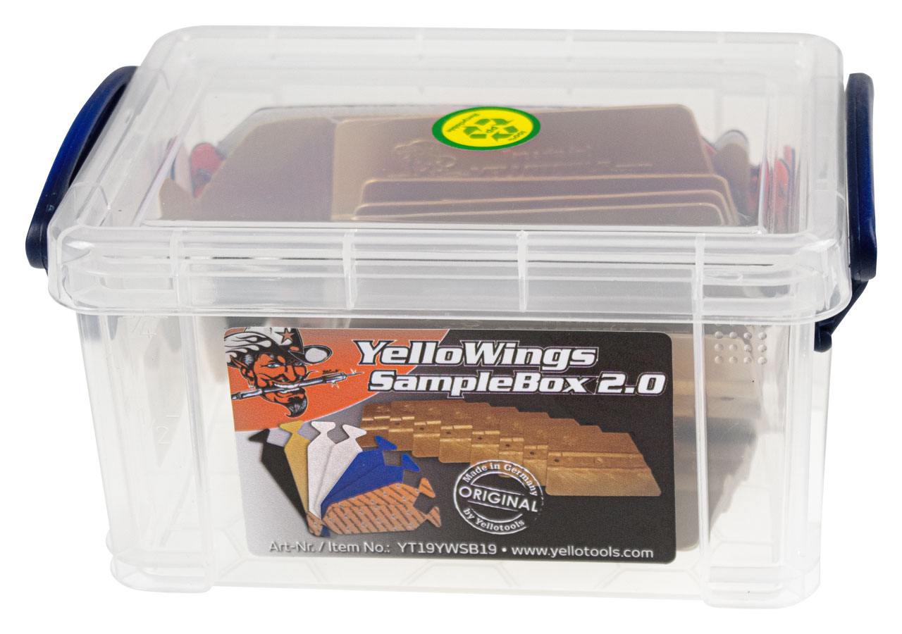 Yellotools YelloWings SampleBox 2.0 squeegee cover trial set