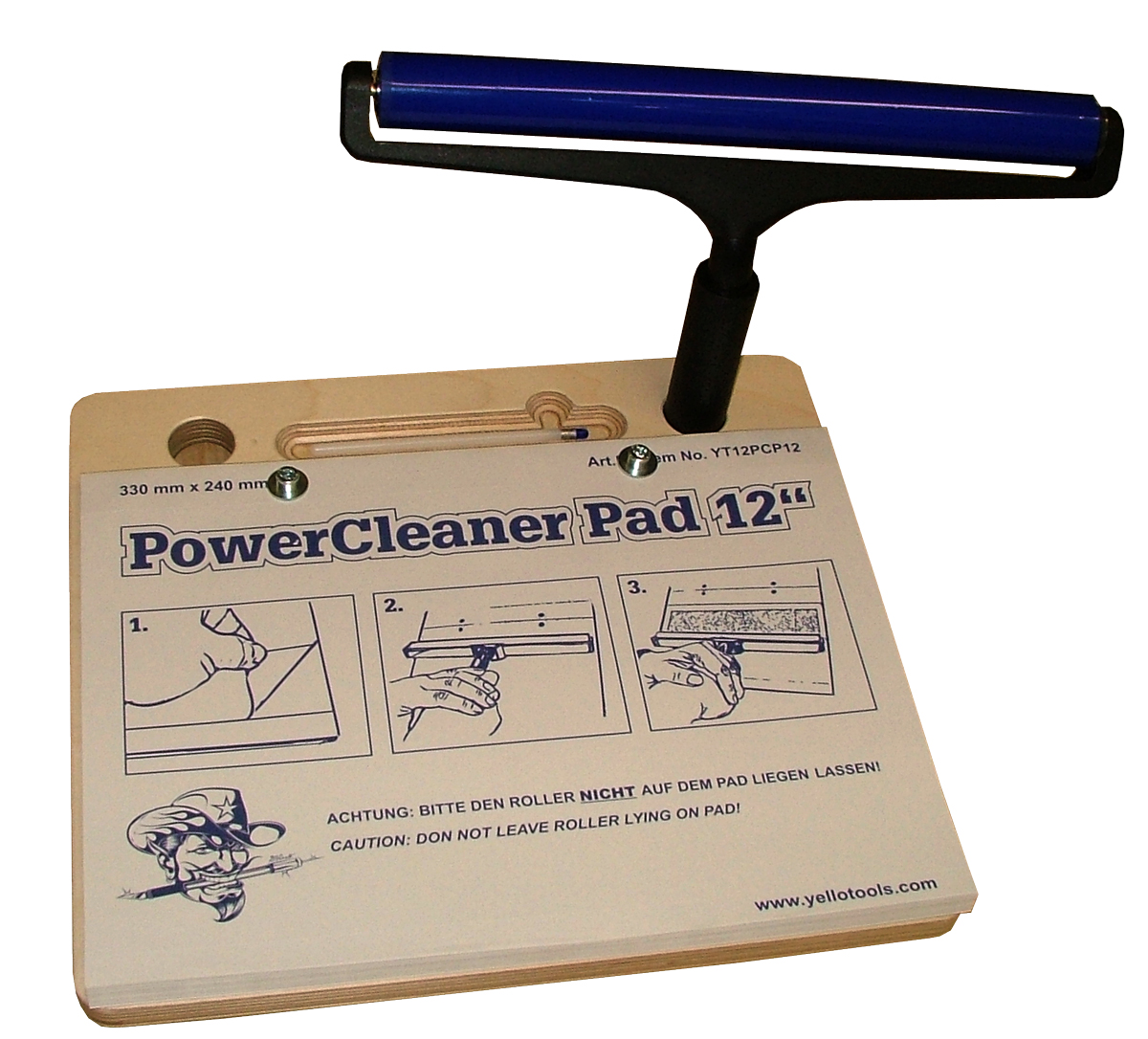 Yellotools PowerCleaner PadHolder | Tray for cleaning roller