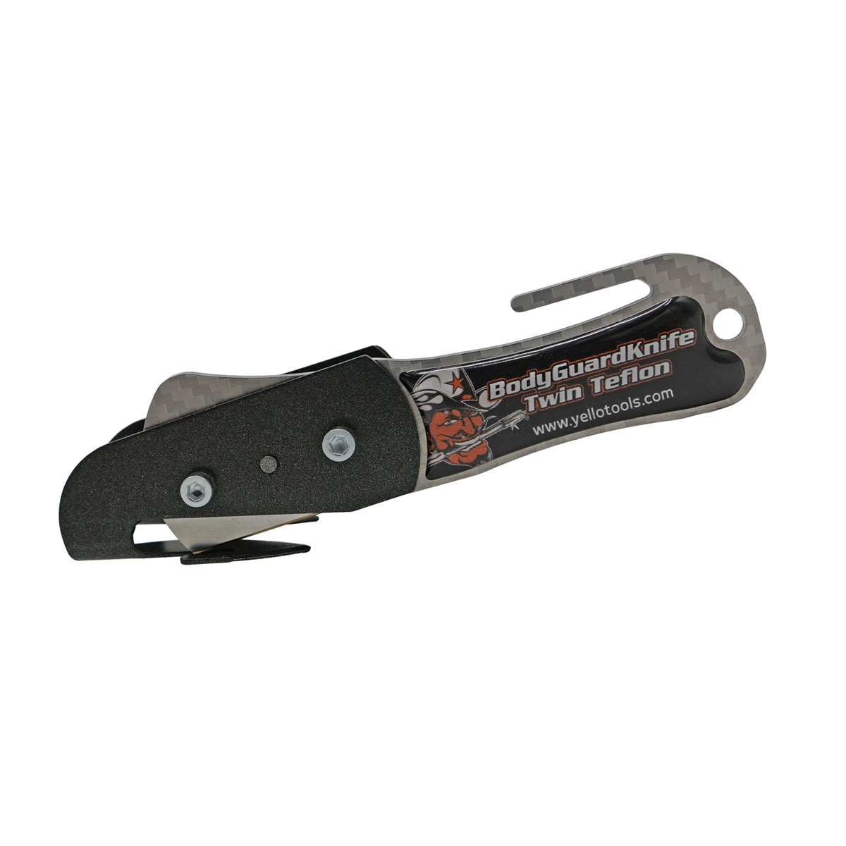 Yellotools BodyGuardKnife Twin Teflon Pull Seite 1
