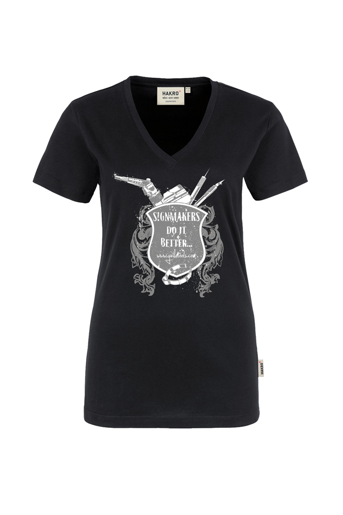 Yellotools ladies T-Shirt with motive Retro in front