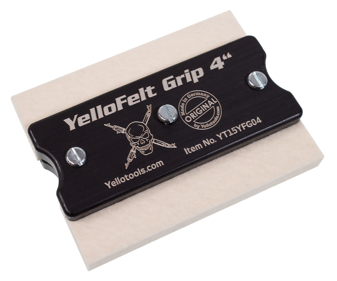 YellotoolsYelloFelt Grip 4" felt squeegee