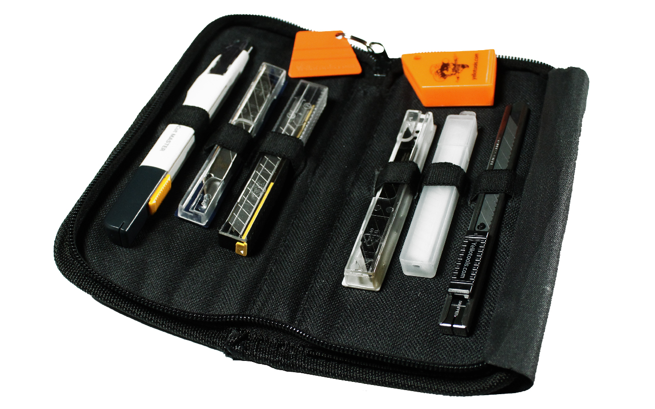 YelloCase Blade Set | knife set with spare blades and tool case