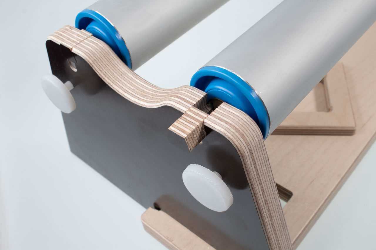 Yellotools Appfix | Unwinder for transfer ribbons | Detail picture roll holder