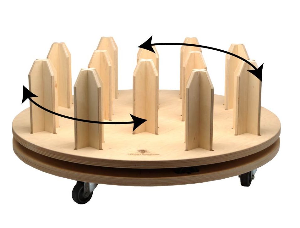 Twister Magum | mobile roll holder with rotating function