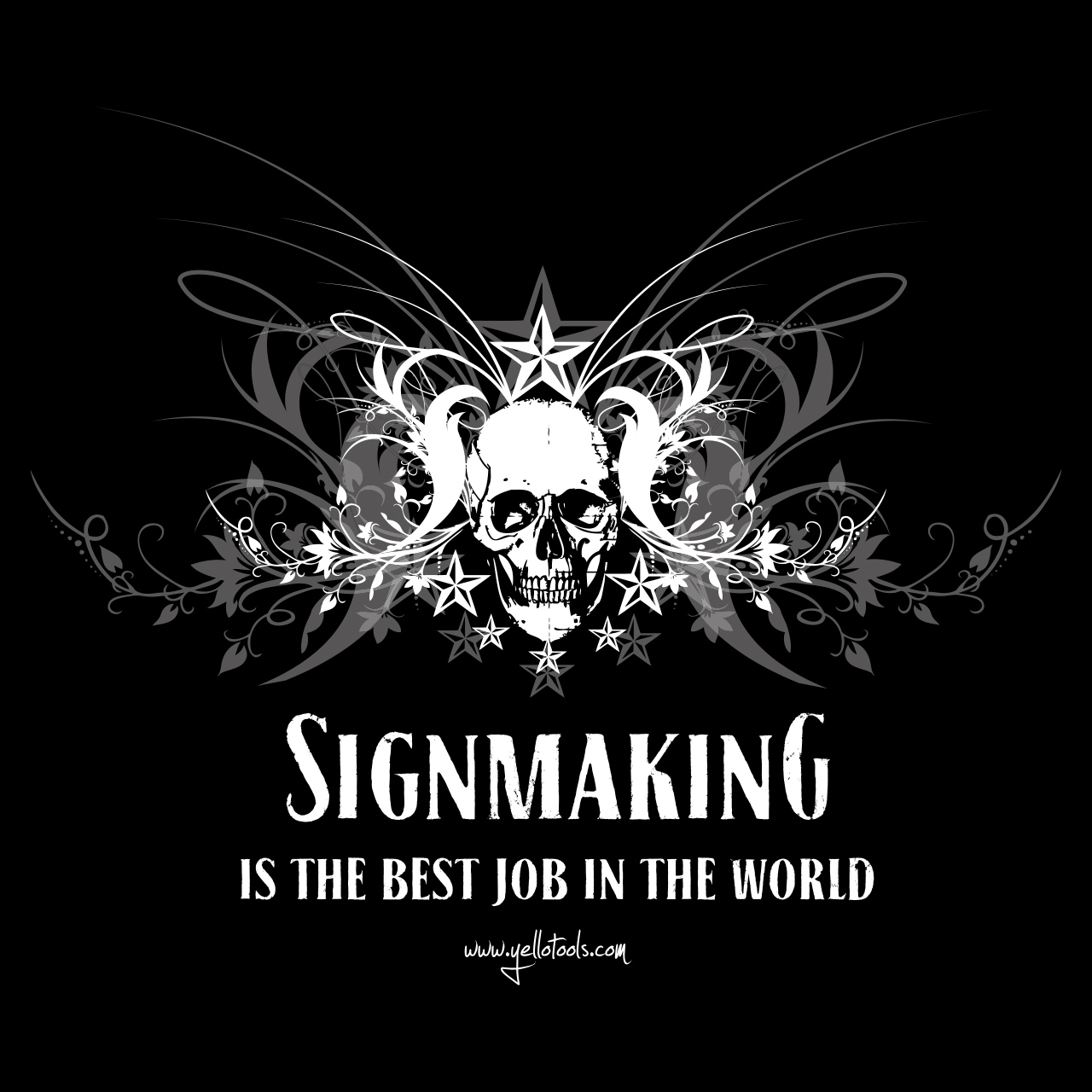 Yellotools Motiv "TribalSkull"