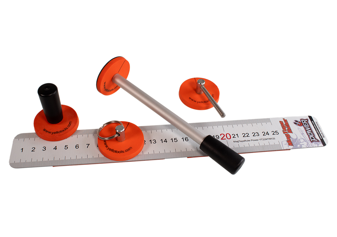 Yellotools MagTape Ruler Power mit Montagemagneten