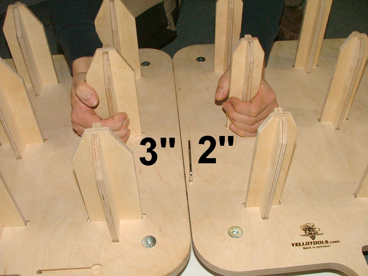 Yellotools Twister Click 2" und 3" verbunden