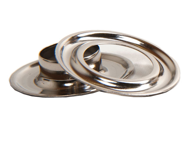Yellotools YelloGrommets | chrome self cutting eyelets