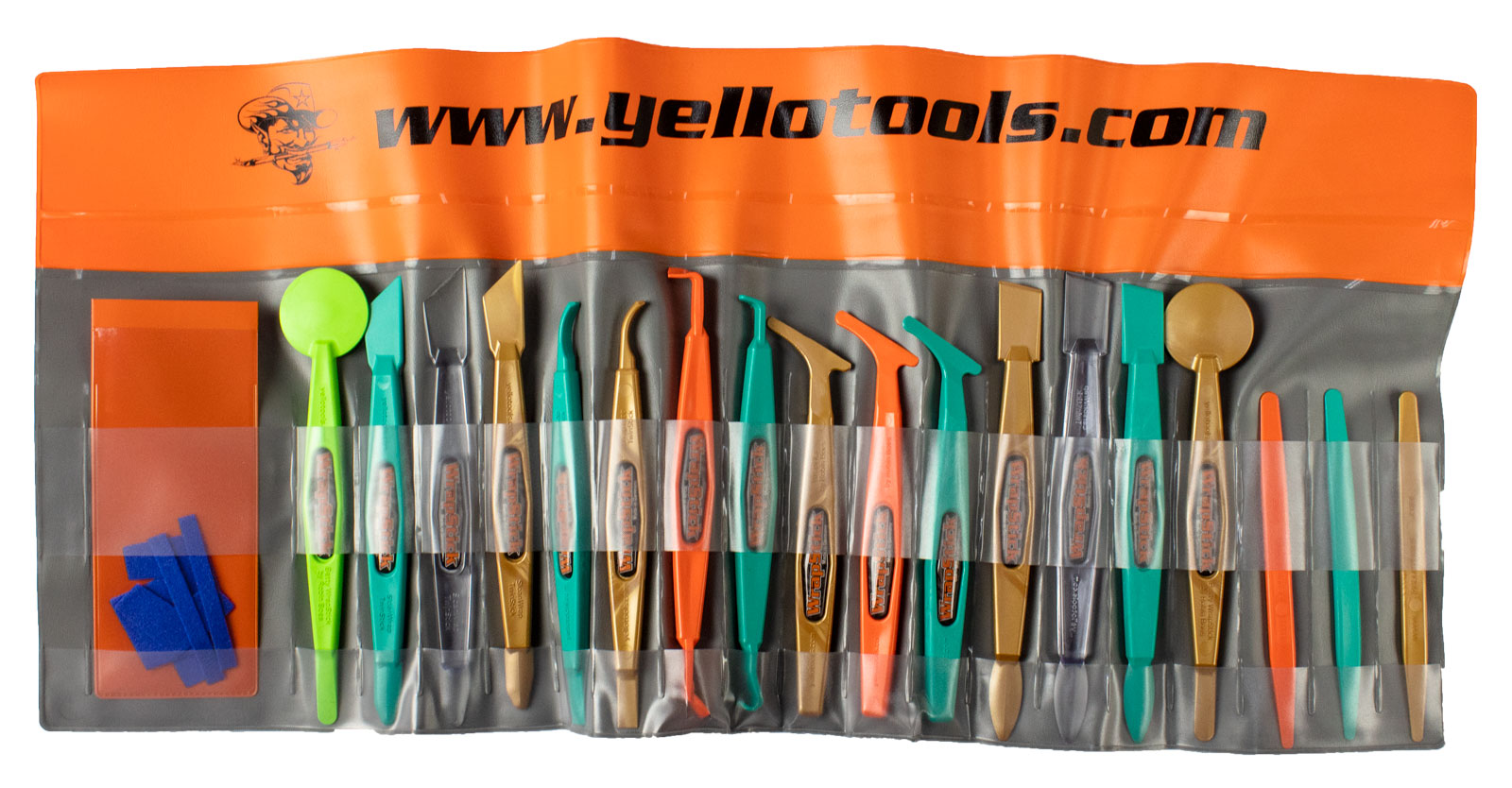 Yellotools WrapStick Set | car wrapping squeegee pens