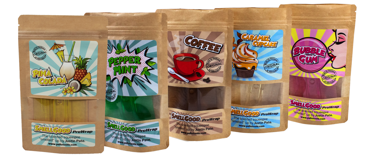 Yellotools SmellGood ProWrap | scented squeegee with various fragrances