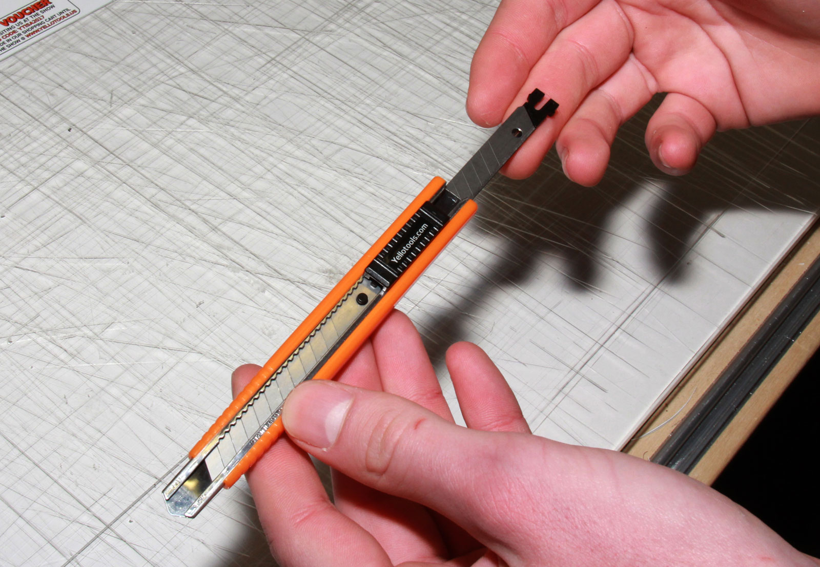 Yellotools YelloCut HD Pro Ersatzklingen im Messerschaft