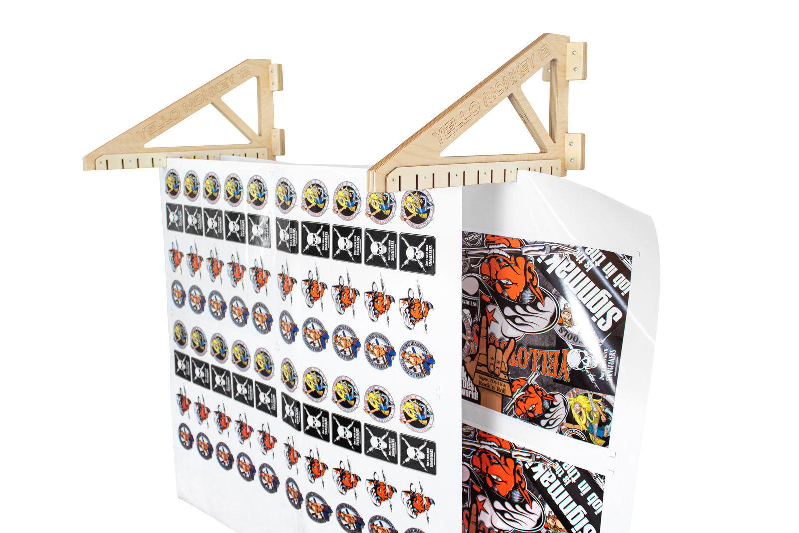 Yellotools YelloMonkey wall holder for films and printing materials