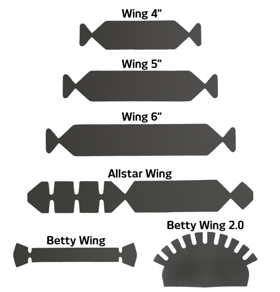 Yellotools APE T-Buffer Wings labeled variations