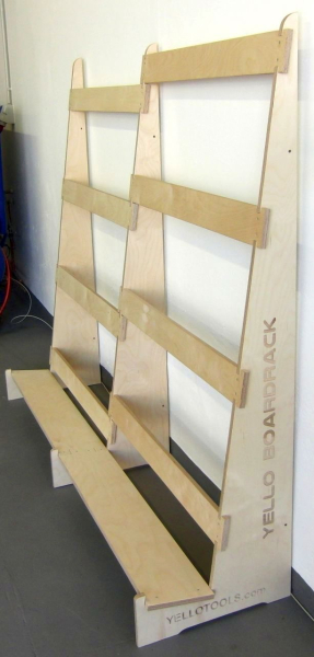 Yellotools YelloBoard Rack Wallmount | Wall rack for signmaking materials