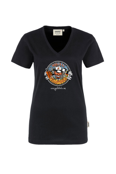 Yellotools ladies T-Shirt with motive Devil Totale in front