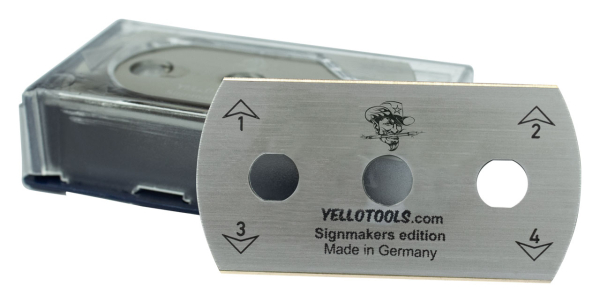 Yellotools TitanBlades BodyGuard Knife in Spenderbox