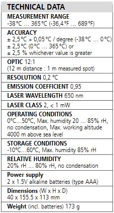 Yellotools YelloTemper temperature gauge details english