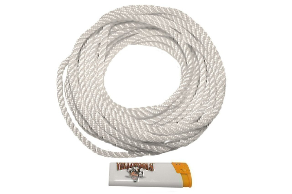 BannerRope Polyamid-Seil Abbildung mit Feuerzeug Yellotools