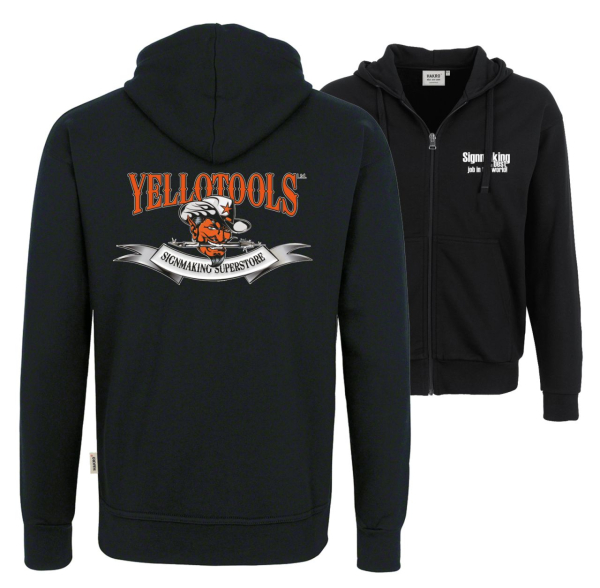 Yellotools Premium Sweatjacke mit Reißverschluss Motiv "Yellotools"