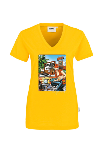 Damen T-Shirt Tools WrapSceneYellow | Yellotools