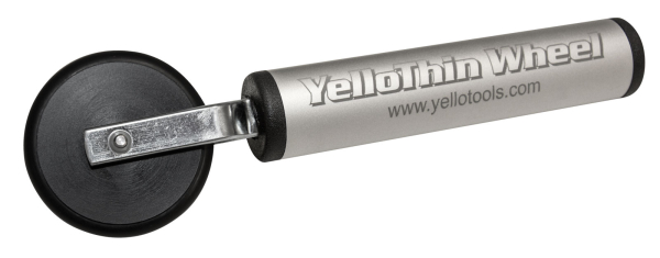 Yellotools YelloThin Rubber Wheel | Schmaler Andruckroller für Folienverklebungen