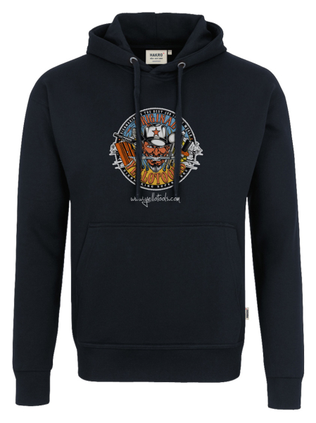 Yellotools Kapuzen-Sweatshirt mit Frontmotiv "Devil Totale"