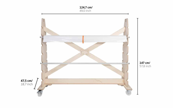 Yellotools Treemaxx Tube 110 | mobile foil roll rack