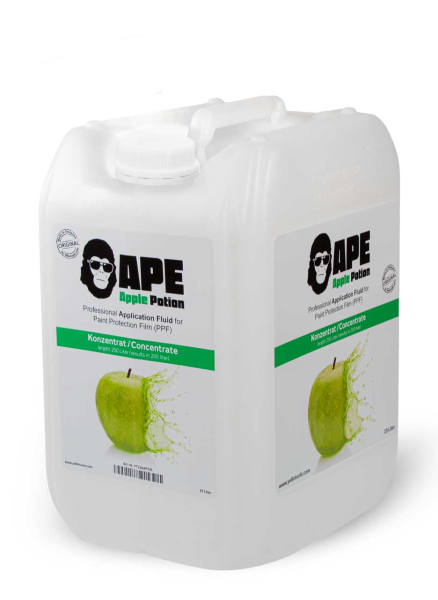 Yellotools APE ApplePotion | Verklebeflüssigkeit für Lackschutzfolien 10 Liter Kanister